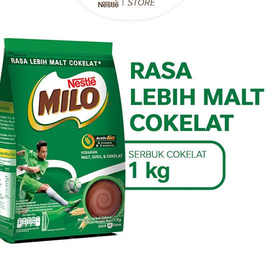 

trxUu1U5 MILO ACTIV-GO Susu Coklat Pouch 1 kg