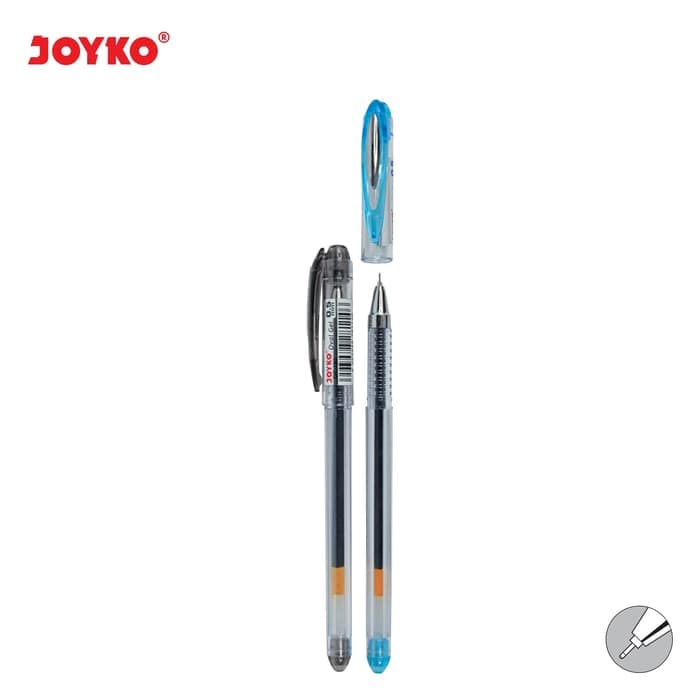 Gel Pen / Pulpen / Pena Joyko GP-189 / Oval Gel / 0.5 mm / Hitam