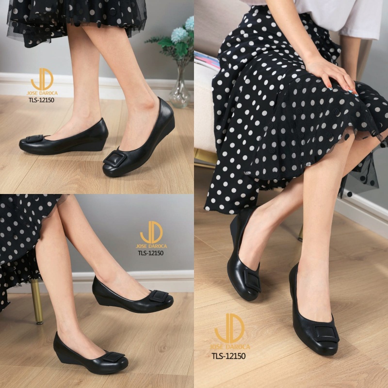 JOSE DAROCA Sepatu Kerja Wedges Shoes # TLS-12150 # ORIGINAL