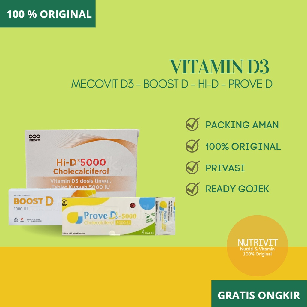 BOOST D / MECOVIT D / VITAMIN D