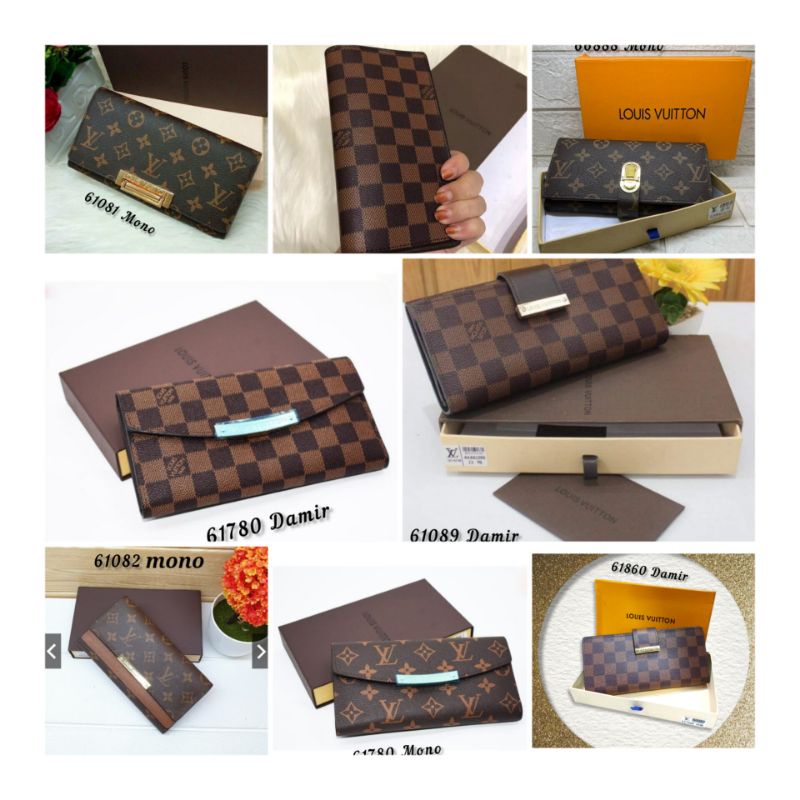 Dompet Panjang Wanita Dompet Lipat ELVI Import Free Box