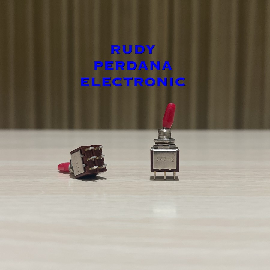 SWITCH TOGGLE SAKLAR TOGLE 6 PIN ON ON 3A 250V 6A 125V KNX-2 TWN