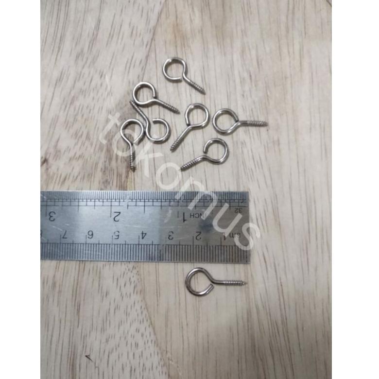 DISKON SEPARUH HARGA [Bonus Mini Gold] Sekrup Skrup Paku Ulir Gantungan Kunci NO 2 Per Kotak