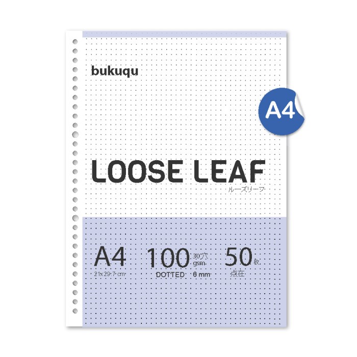 

Kertas A4 Loose Leaf Hvs - Dotted By Bukuqu