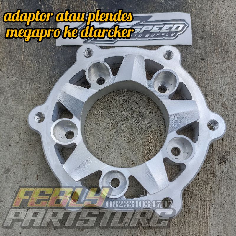 ADAPTOR TROMOL MEGAPRO PIRINGAN DTRACKER PLENDES TROMOL MEGAPRO PIRINGAN KLX DTRACKER SPACER TROMOL 