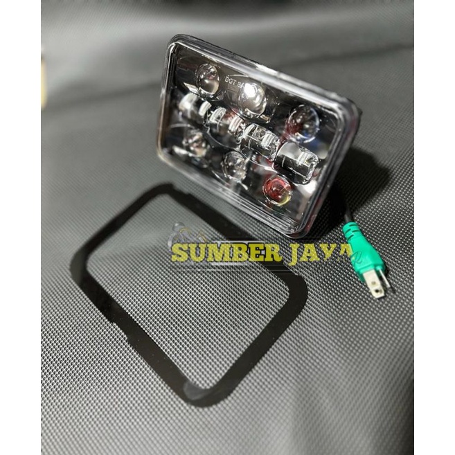 Neo lampu depan daymaker rx king + sekat akrilik 5T5 rx king lama old