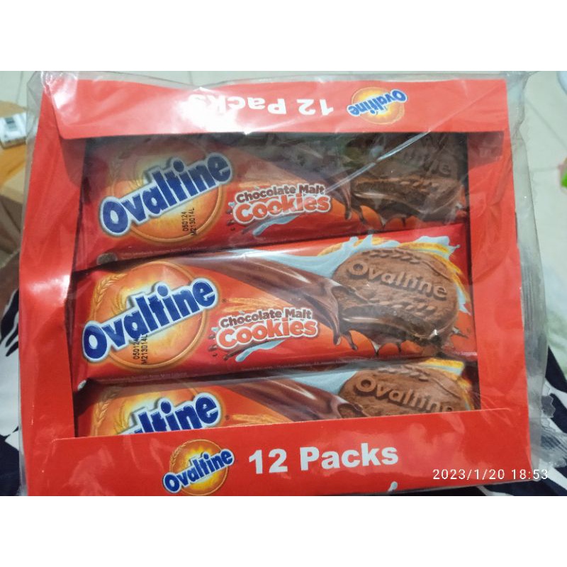 Biskuit cokelat Ovaltin ( 12x30gr )