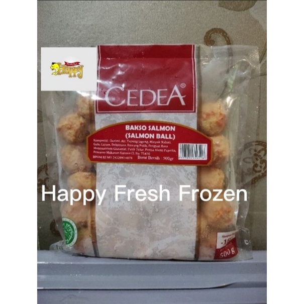 

Cedea Bakso Salmon (Salmon Ball) Beku Frozen 500 gram