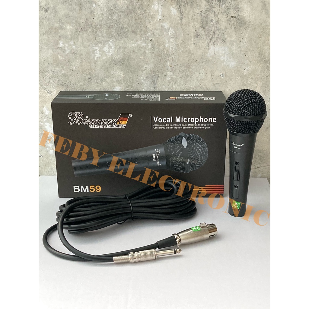 Microphone Mic Kabel Bismark BM 59 Germany Vokal Dynamic Original
