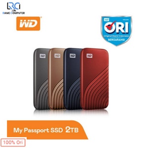 WD My Passport SSD Eksternal 2TB External Portabel SSD USB C RESMI