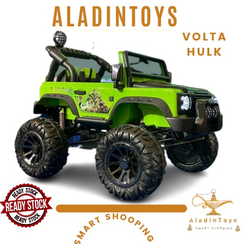 Mainan Mobil Aki  Terbaru VOLTA HULK-EDITION-4WD-BAN KARET 5023