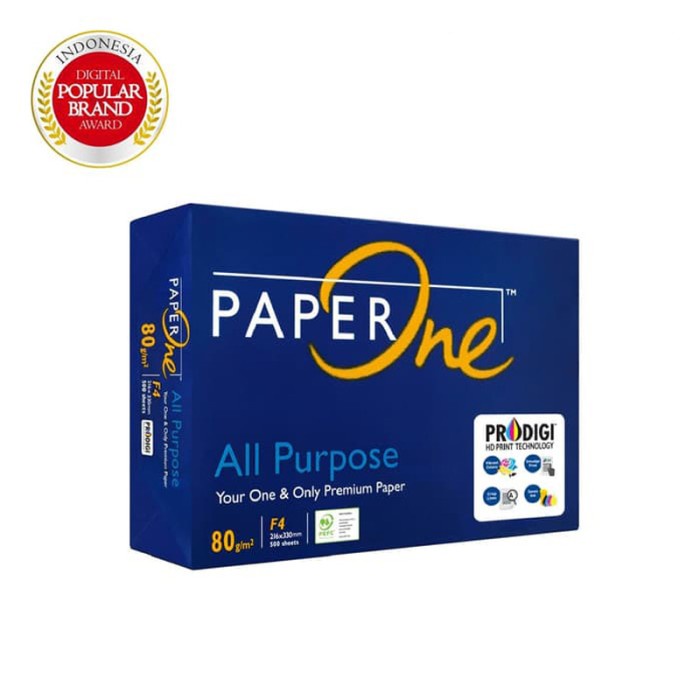 

Produk Terbaik] Paper One F4 Kertas HVS Print Fotocopy 80gr/gsm Berkualitas