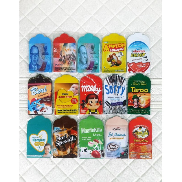 

(ISI 10) Amplop Lebaran 1 pack / Angpao Lebaran / Size Medium / Pilih Motif Tulis Di Note