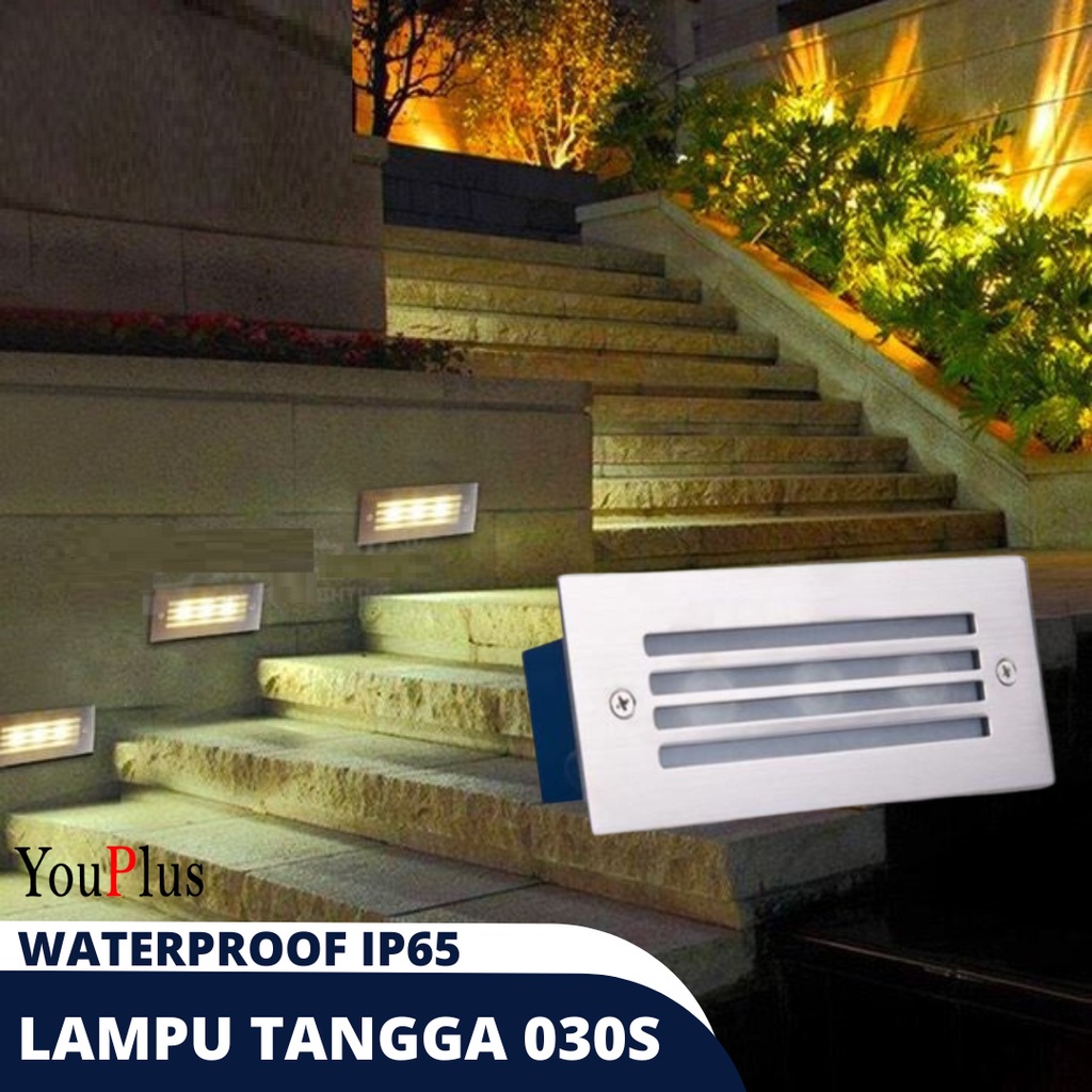 Lampu Tangga Dinding tanam LED Outdoor Waterproof / lampu tangga led 3w outdoor ip65