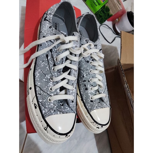 converse chuck 70 paint splatter men's sneakers ukuran 43 /9.5 (BARU)