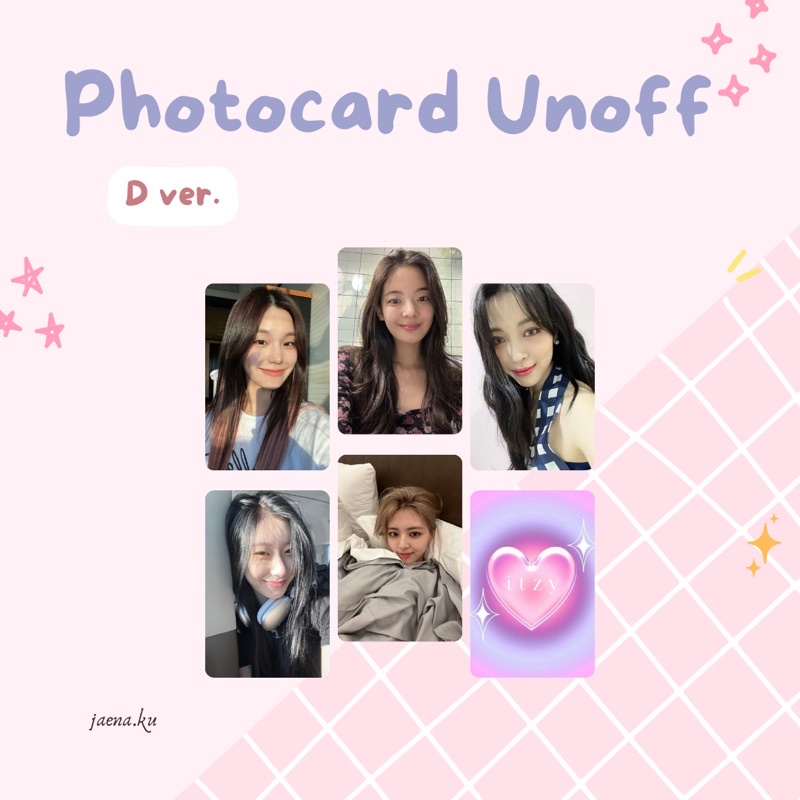 [ITZY] PHOTOCARD UNOFF #4 SELCA ITZY