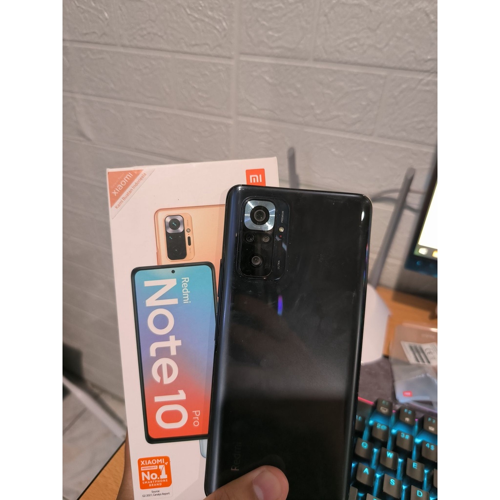 Xiaomi Redmi Note 10 Pro 6/128gb Onyx Gray BEKAS