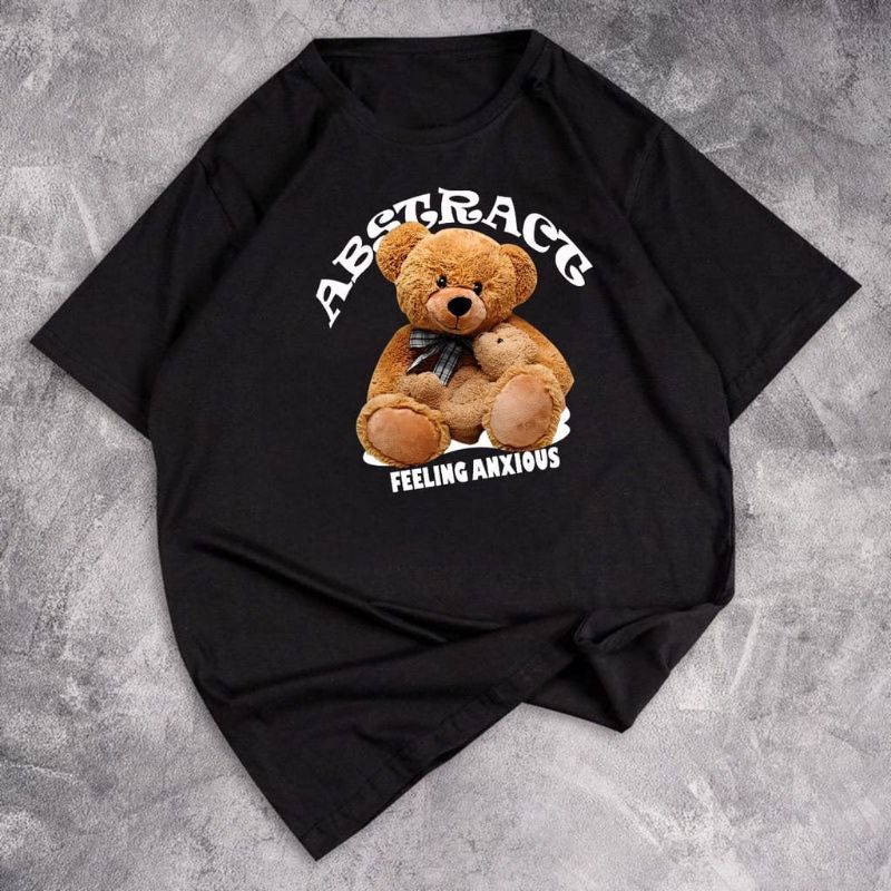 KAOS OVERSIZE ABSTRAK FEELING ANXIOUS