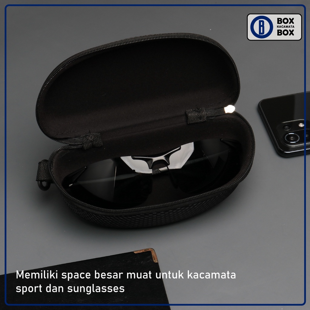 Box Tempat Kacamata / Box Kacamata Resleting Box Sunglasses Motif Oversized Terbaru Waterproof S