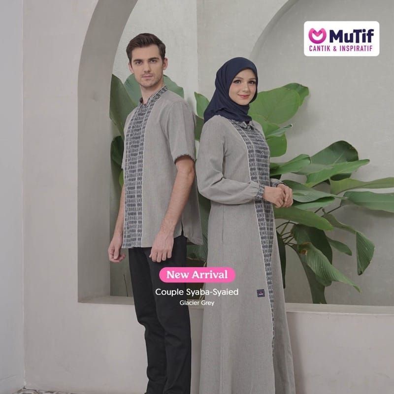 Termurah Couple Gamis dan Koko Mutif Syaba Syaied Bisa COD