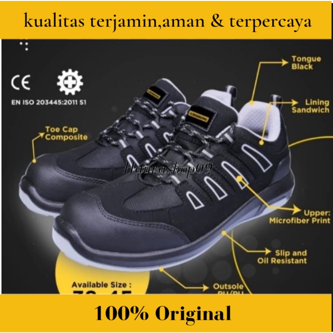 Krisbow Sepatu Safety HYDRA SEPATU PENGAMAN SAFETY SHOES