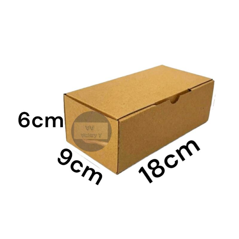 kardus packing 18x9x6cm  | box kue brownies roti snack | kotak aksesoris | box hamper | gift
