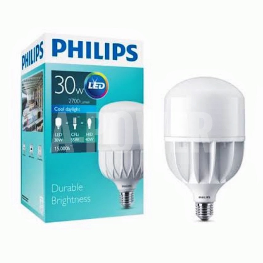 Philips - Lampu LED Bulb/Bohlam 30W, 40W, 50W (Putih)