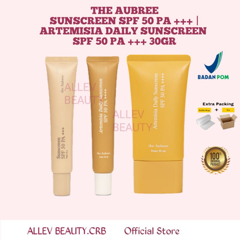 the AUBREE - SUNSCREEN SPF 50 PA+++ || ARTEMISIA DAILY SUNSCREEN SPF 50 PA+++