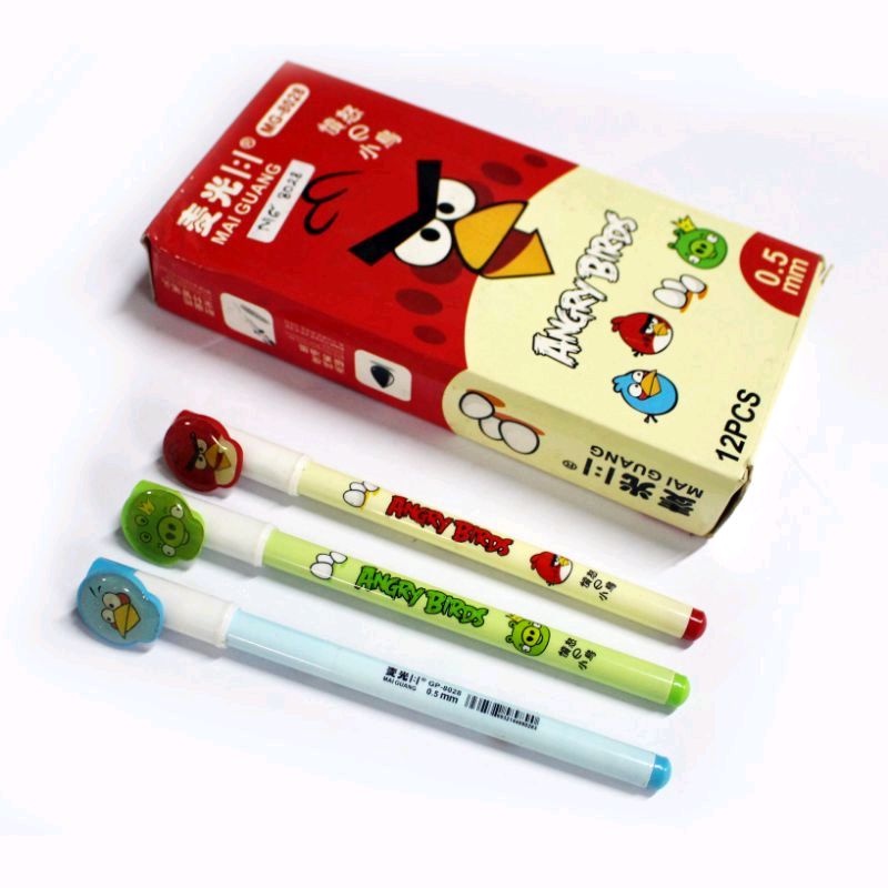 

Bolpen Gel angry bird MG 8028(12pcs)