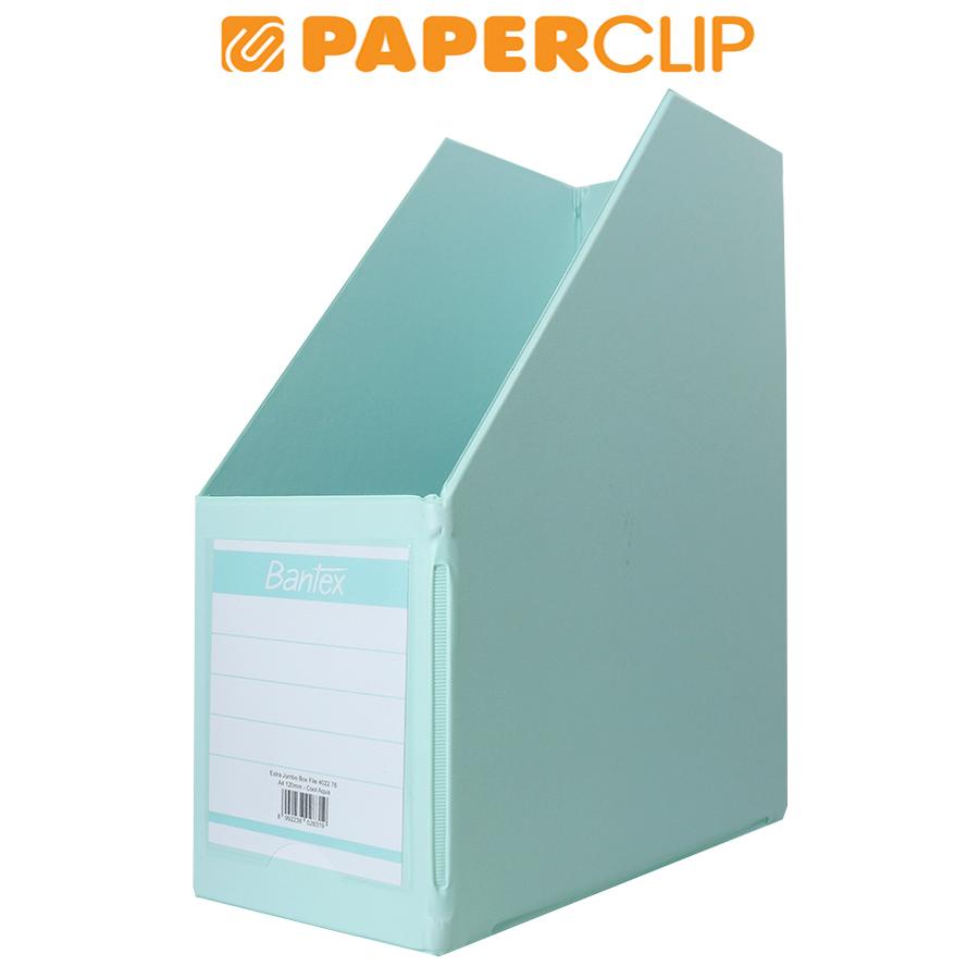 

BOX FILE BANTEX 4022 A4 76 COOL AQUA