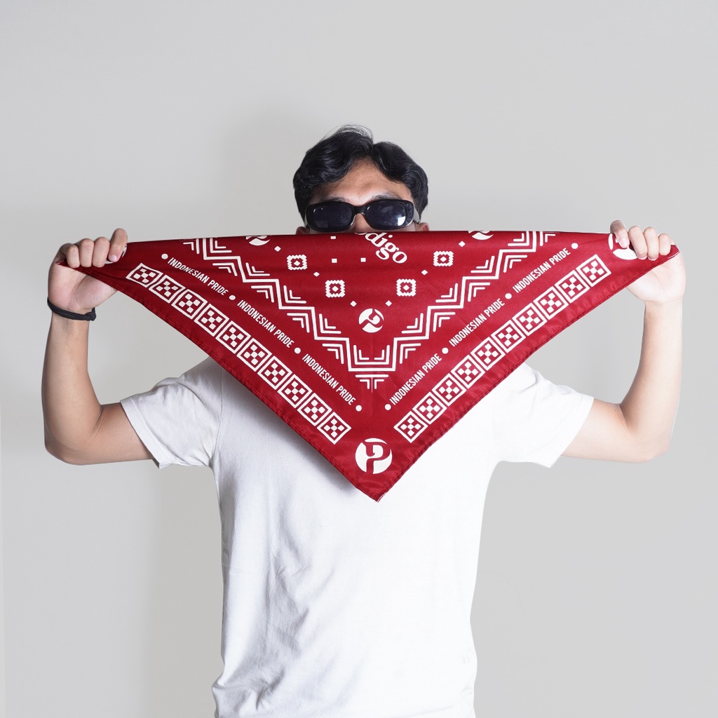 Prodigo * Slayer Bandana Ulos motif 1 Paisley Scarf Syal Ikat Kepala Masker Penutup Mulut Berkendara
