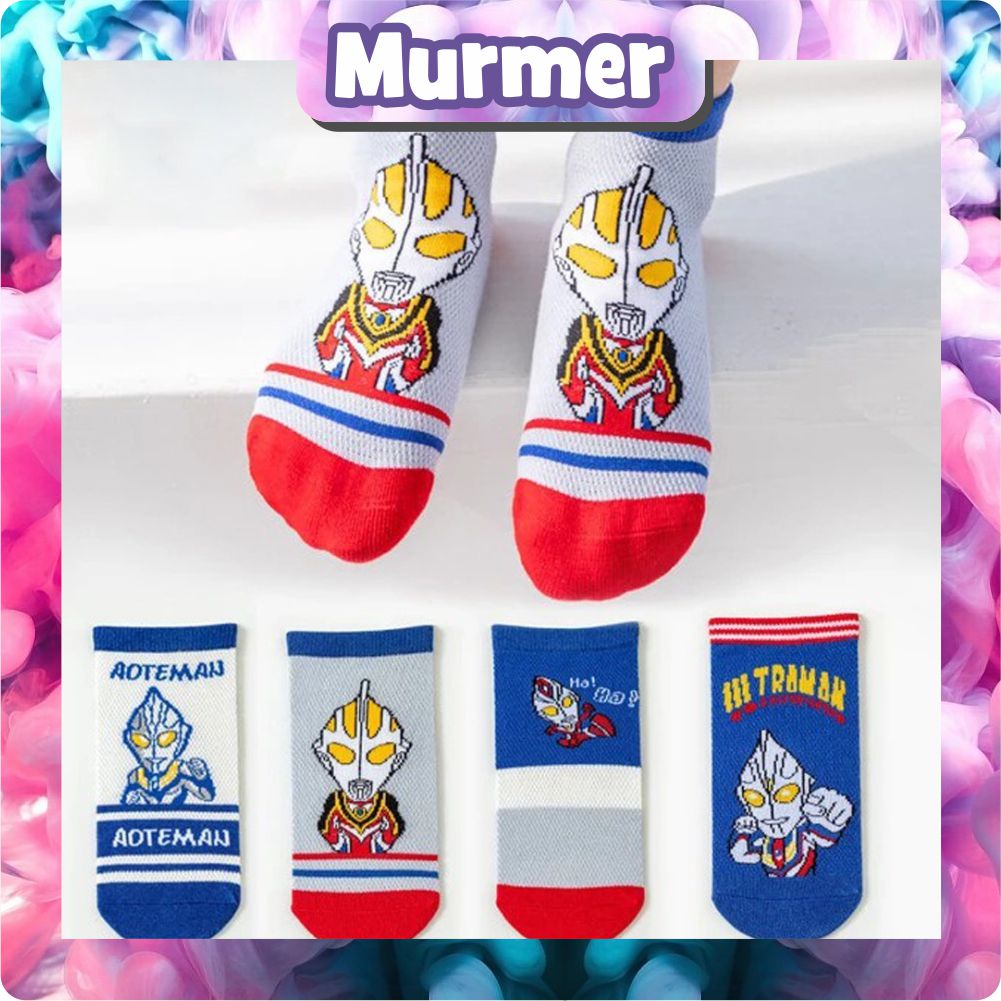 MurmerOfficial Kaos Kaki Ultraman Anak Laki Laki Import KK036