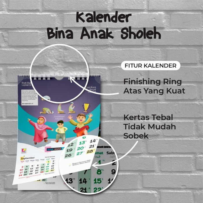 

Terlaris ✨ -Kalender 2023 Dinding Anak Muslim Islam Islami Ukuran Besar Jumbo- 2.1.23