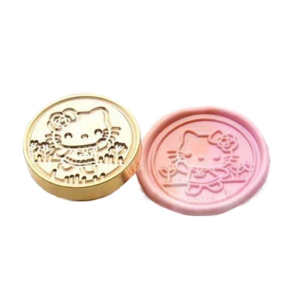 Quinton Wax Seal Stamp Indah Paduan Tangan Akun DIY Amplop Album Kartu Undangan Cinnamoroll Fire Paint Seal Stamp