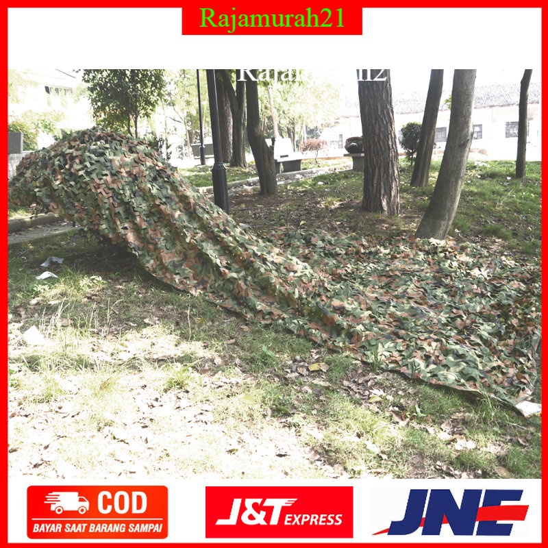 Vilead Tenda Jaring Kamuflase Camping Militer Camouflage Net 2x3 m - OMSEK0CO