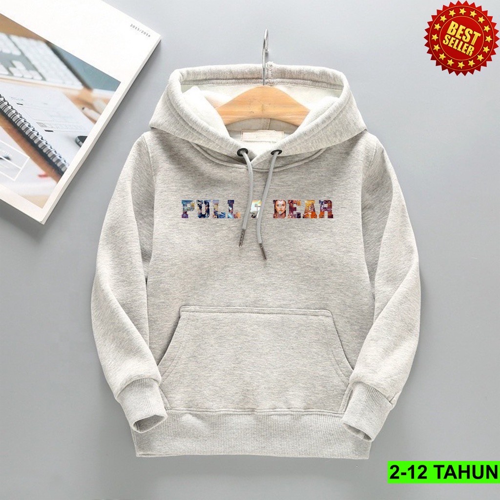 Jumper Hoodie Anak  Full Bear II Jaket Hoodie Anak Viral Bahan Fleece Sz M - XL ( Laki Laki &amp; Peremepuan )