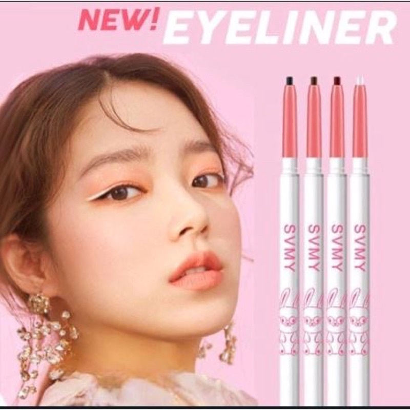 SVMY Eyeliner Mata Pink White Twisted Waterproof Tahan Air