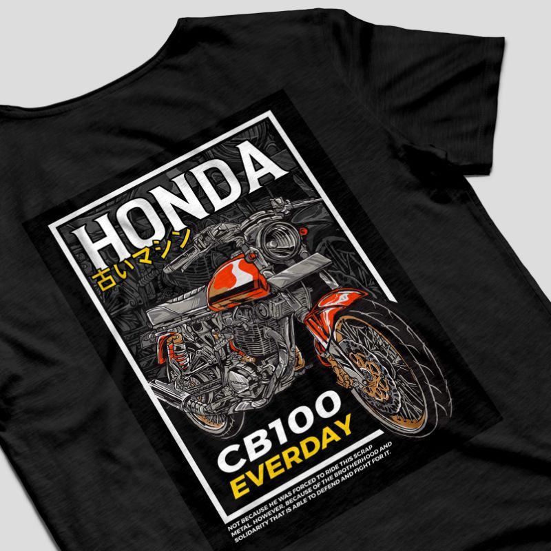 kaos CB 100 kaos nyebe touring kaos motor cb