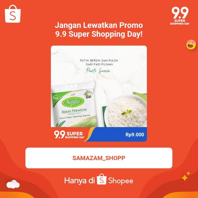 

Telah Hadir.. BERAS SANIA 5 KG / Beras Lokal 1 sampai 5 kg / BERAS PULEN / BERAS MURAH Q7G