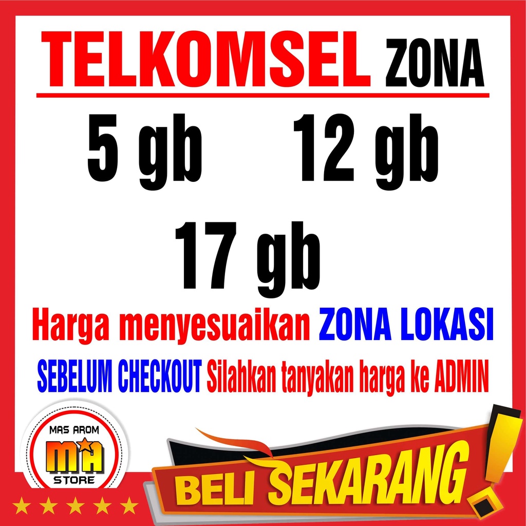 Telkomsel Zona Paket Data Kuota Internet Promo Combo Sakti Proses Cepat