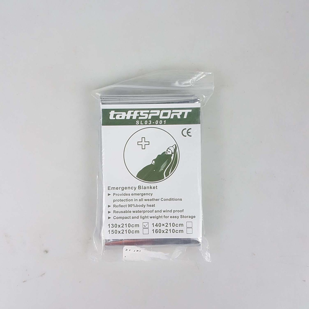 TaffSPORT Selimut Darurat Emergency Blanket Thermal Insulation - SL03-001