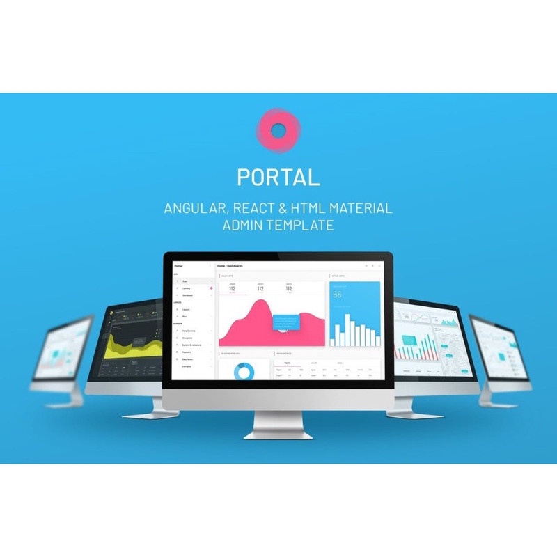 Template Admin Portal Angular / React / HTML Admin Template