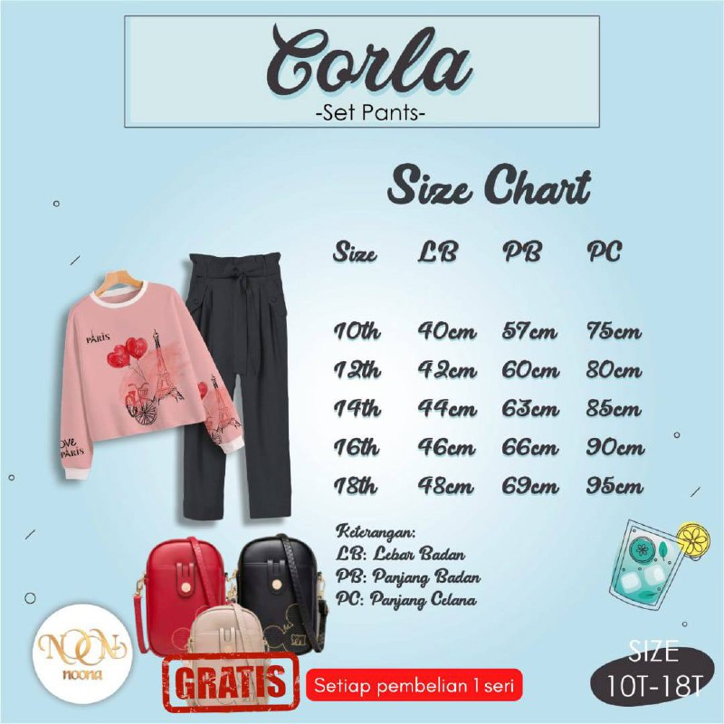 Corla Set Pants by Noona