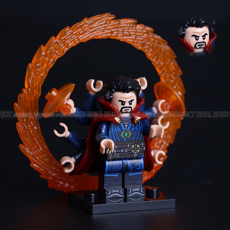 Minifigures Defender Doctor Strange Multiverse Wong Master Mordo Scarlet Witch Zombie Aneh Mini Figure Mainan Hadiah