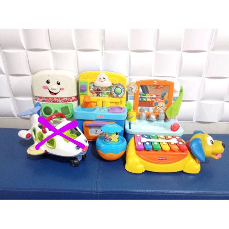 5 PC preloved fisher price fisherprice mainan bayi preloved mainan elc preloved branded