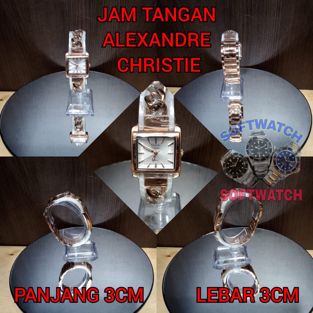 JAM TANGAN ARLOJI ALEXANDRE CHRISTIE ASLI 100% ORIGINAL WANITA