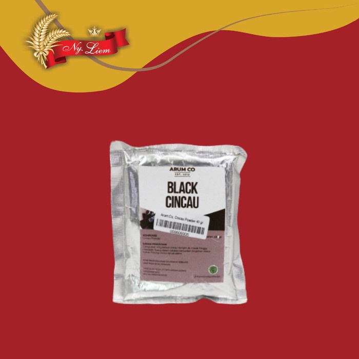 ARUM CO Black Cincau Powder / Cincau Hitam Bubuk 40 gram