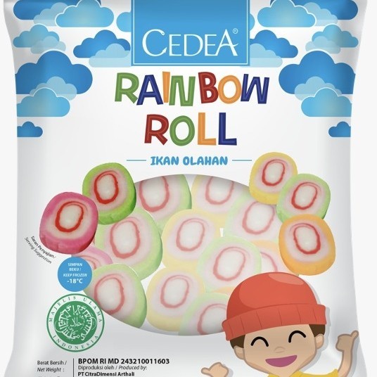 

CEDEA Rainbow Roll Kemasan 500 gr
