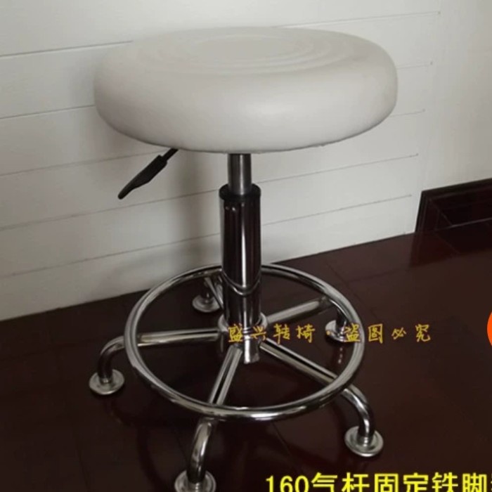 kursi bar bulat/bar stool/bangku cafe/kaki paku/tidak beroda