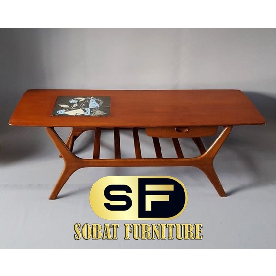 Meja Minimalis Kayu Jati - Meja Tamu model terbaru unik berkualitas